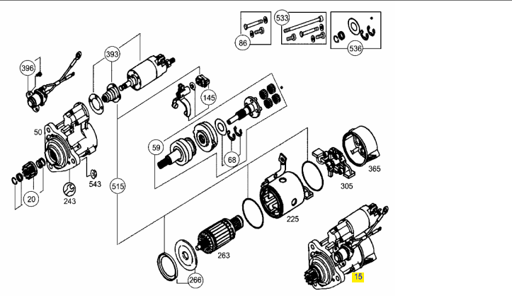 motor partida epc